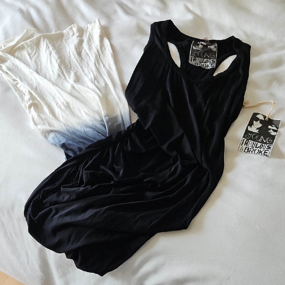 Young Fabulous & Broke Black and White Dress